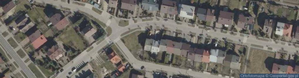 Zdjęcie satelitarne Obrońców Miasta ul.