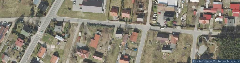 Zdjęcie satelitarne Ochla-Leśna ul.