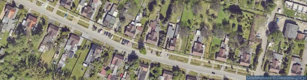 Zdjęcie satelitarne Odrzańska ul.
