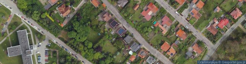 Zdjęcie satelitarne Odlewników ul.
