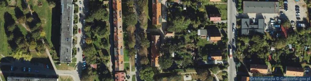 Zdjęcie satelitarne Odrzańska ul.
