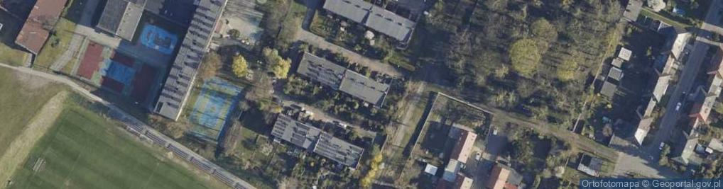 Zdjęcie satelitarne Odlewników ul.