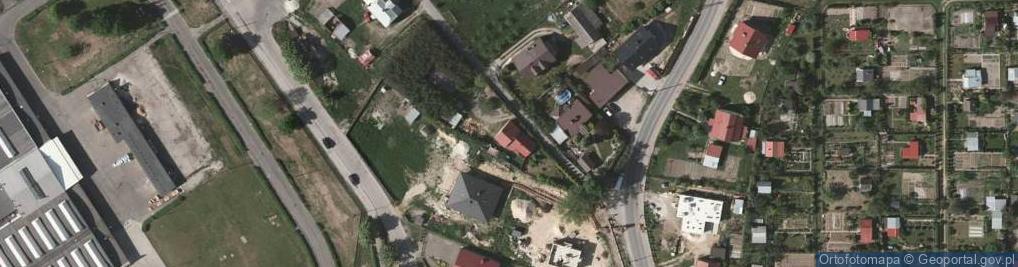 Zdjęcie satelitarne Odlewników ul.