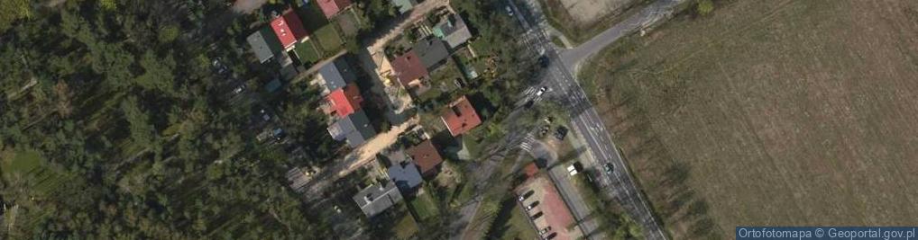 Zdjęcie satelitarne Od Lasu ul.