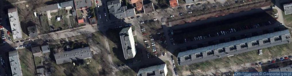 Zdjęcie satelitarne Odyńca ul.