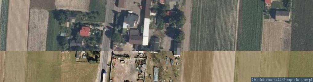 Zdjęcie satelitarne Odpadki ul.
