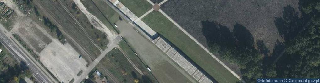 Zdjęcie satelitarne Ofiar Obozu Zagłady ul.