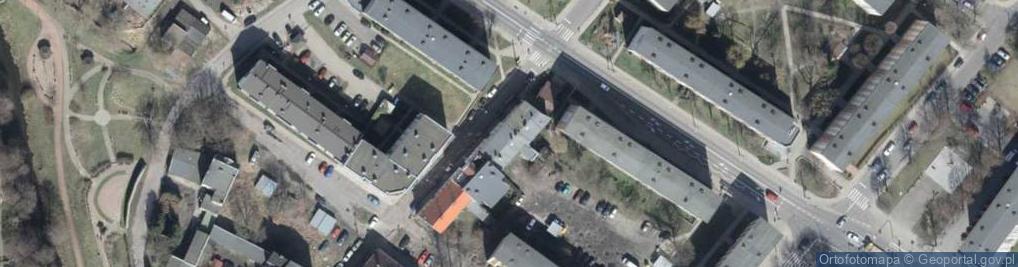 Zdjęcie satelitarne Oficerska ul.