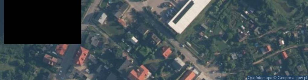 Zdjęcie satelitarne Ogródków Działkowych ul.