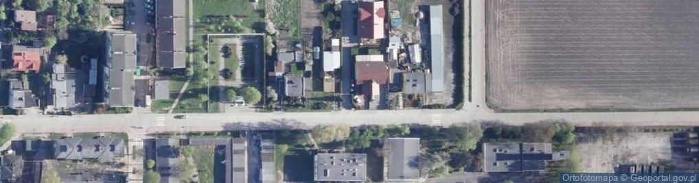 Zdjęcie satelitarne Okrężek ul.