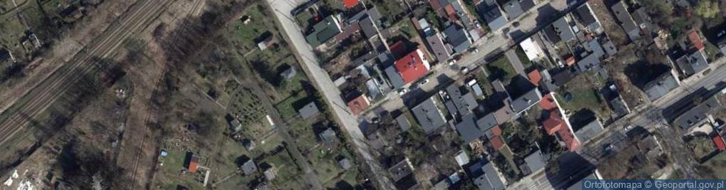 Zdjęcie satelitarne Okręgowa ul.