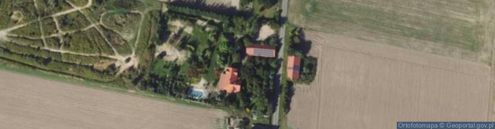 Zdjęcie satelitarne Okrzyce ul.