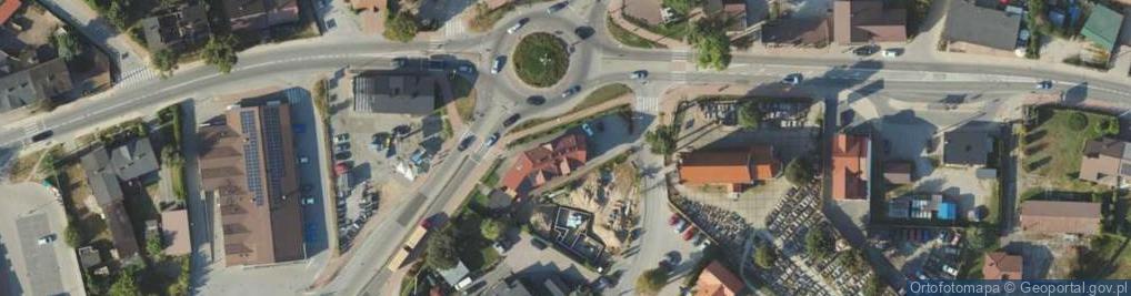 Zdjęcie satelitarne Oliwska ul.