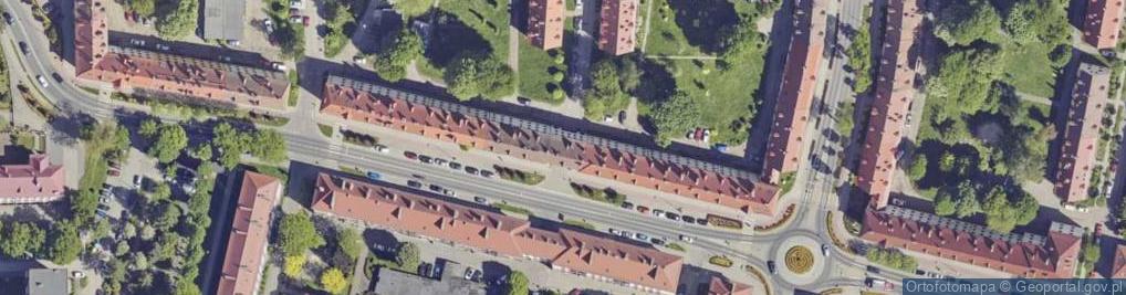 Zdjęcie satelitarne Olszewskiego Karola ul.