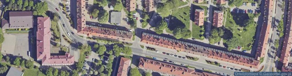 Zdjęcie satelitarne Olszewskiego Karola ul.