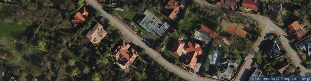 Zdjęcie satelitarne Oliwska ul.