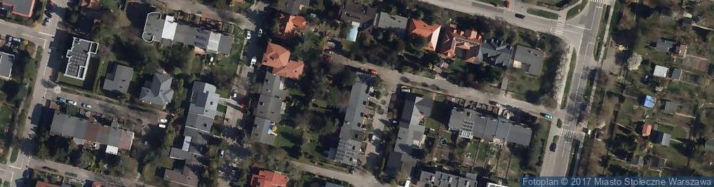 Zdjęcie satelitarne Ołtarzewska ul.