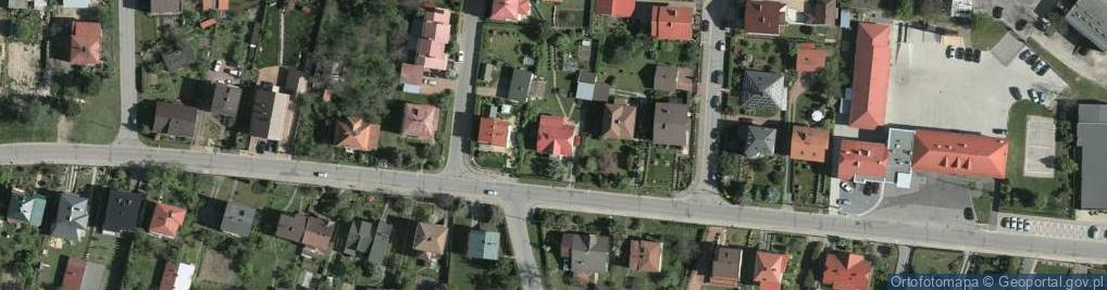 Zdjęcie satelitarne Opalińskiego Łukasza ul.