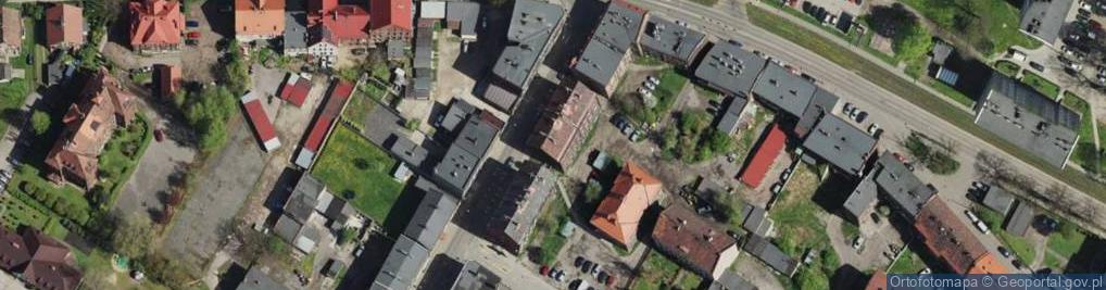 Zdjęcie satelitarne Orzegowska ul.
