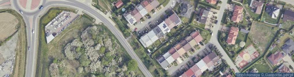 Zdjęcie satelitarne Orzechowa ul.
