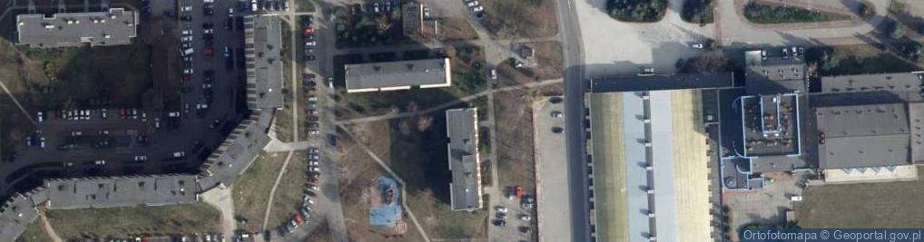 Zdjęcie satelitarne Osiedle Okrzei os.