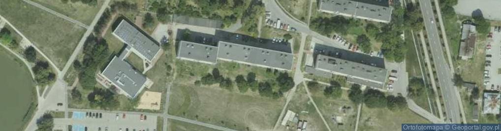 Zdjęcie satelitarne Osiedle Kościuszki Tadeusza, gen. os.