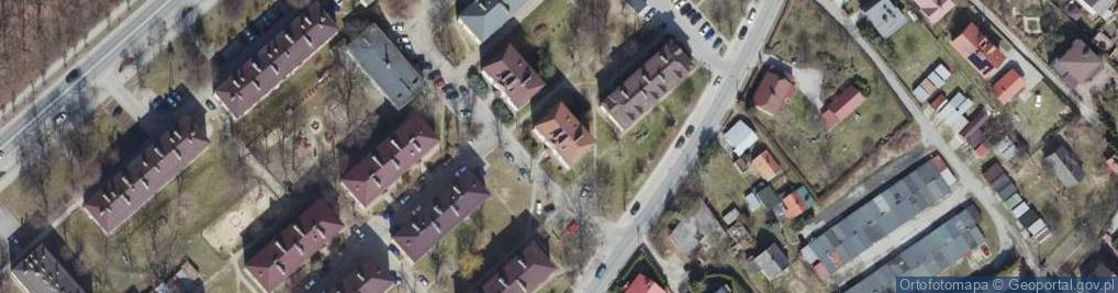 Zdjęcie satelitarne Osiedle Matejki Jana os.