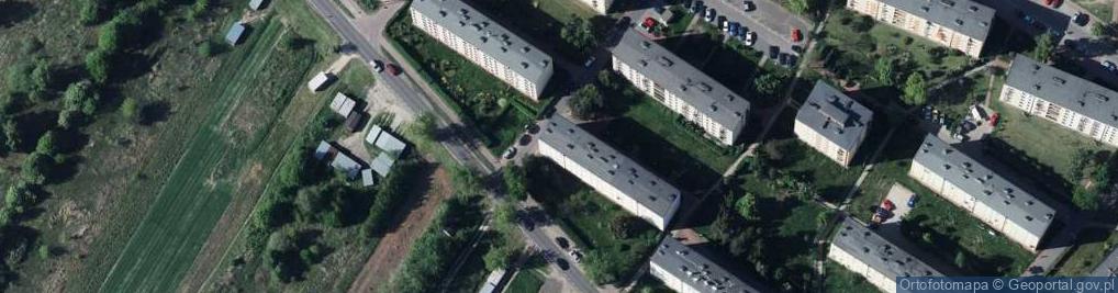 Zdjęcie satelitarne Osiedle Wiślana os.