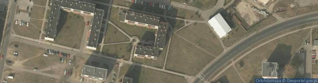 Zdjęcie satelitarne Osiedle Kazimierza Wielkiego os.