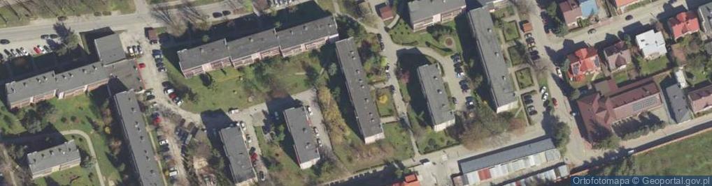 Zdjęcie satelitarne Osiedle Pułaskiego Kazimierza, gen. os.