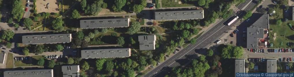 Zdjęcie satelitarne Osiedle Legionów os.