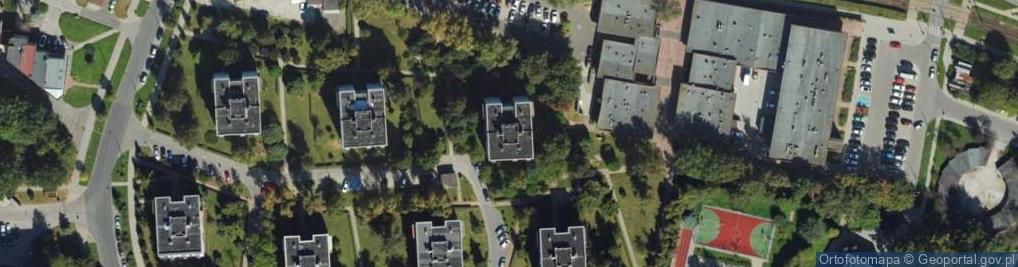 Zdjęcie satelitarne Osiedle Tysiąclecia os.