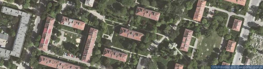 Zdjęcie satelitarne Osiedle Wandy os.