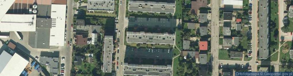Zdjęcie satelitarne Osiedle Dąbrowskiego os.