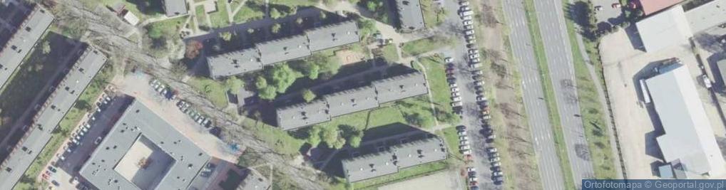 Zdjęcie satelitarne Osiedle Sułkowskiego Józefa os.