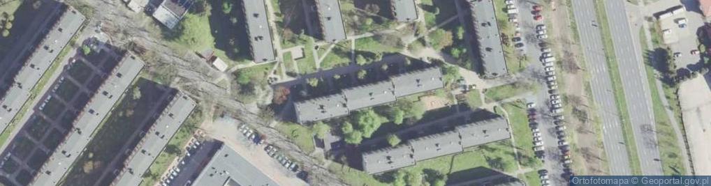 Zdjęcie satelitarne Osiedle Sułkowskiego Józefa os.