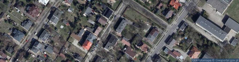 Zdjęcie satelitarne Oskardowa ul.
