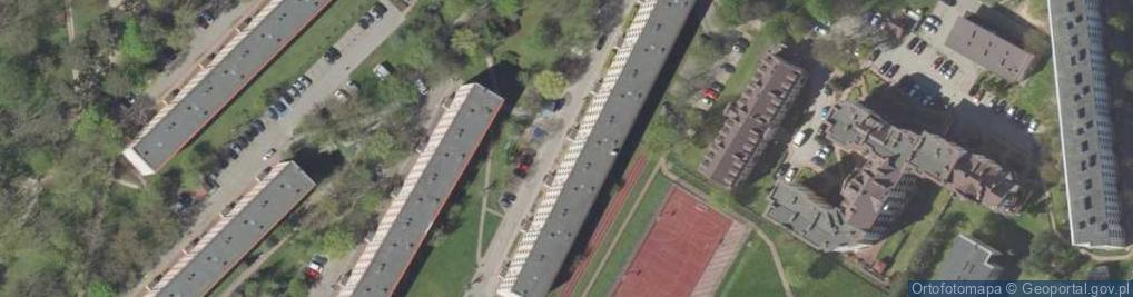 Zdjęcie satelitarne Osiedle Bohaterów Monte Cassino os.