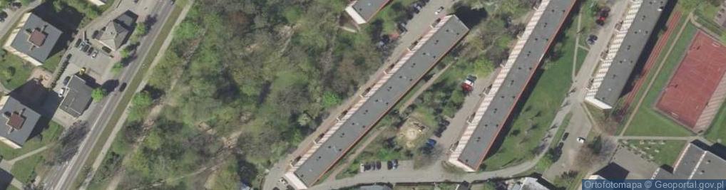 Zdjęcie satelitarne Osiedle Bohaterów Monte Cassino os.