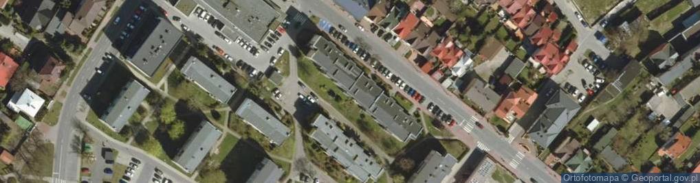 Zdjęcie satelitarne Osiedle Dąbrowskiego Henryka, gen. os.