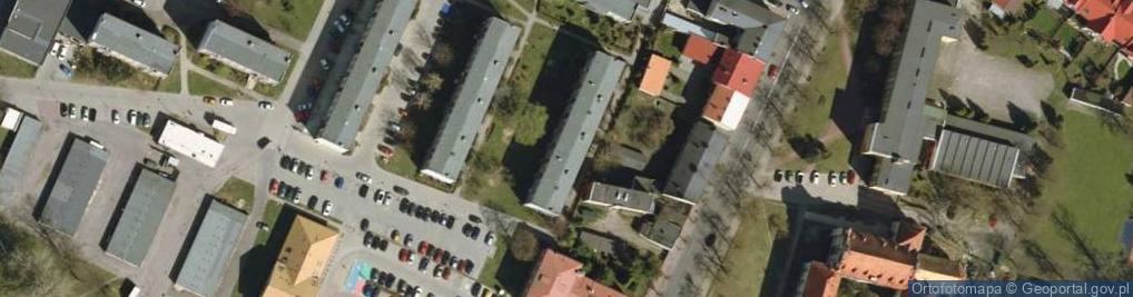 Zdjęcie satelitarne Osiedle Dąbrowskiego Henryka, gen. os.
