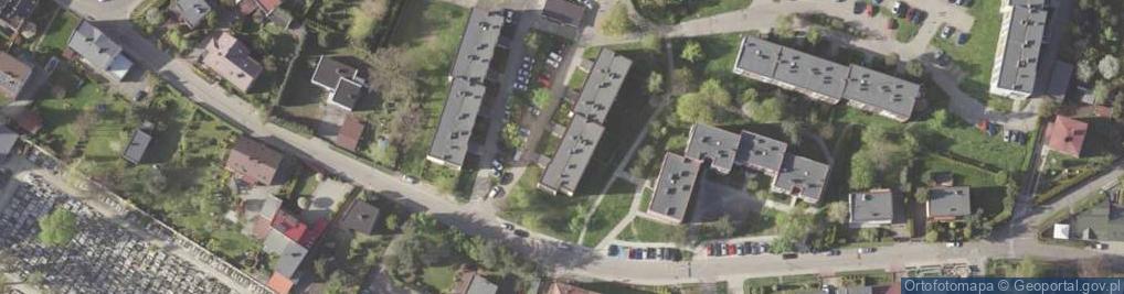 Zdjęcie satelitarne Osiedle Kochanowskiego Jana os.