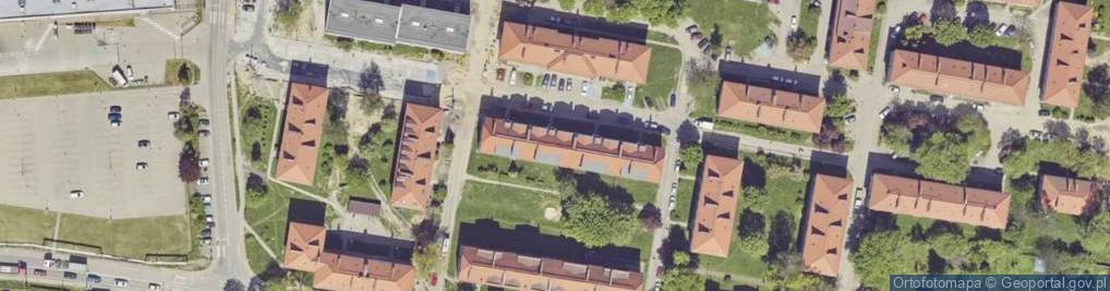 Zdjęcie satelitarne Osiedle Mickiewicza Adama os.