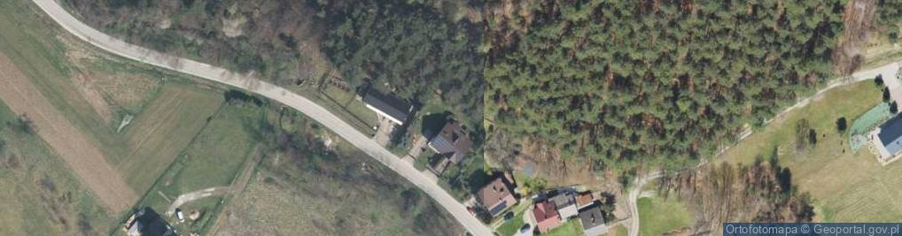 Zdjęcie satelitarne Osieczany ul.