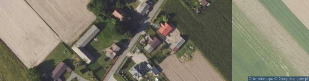Zdjęcie satelitarne Osiek Mały-Kolonia ul.