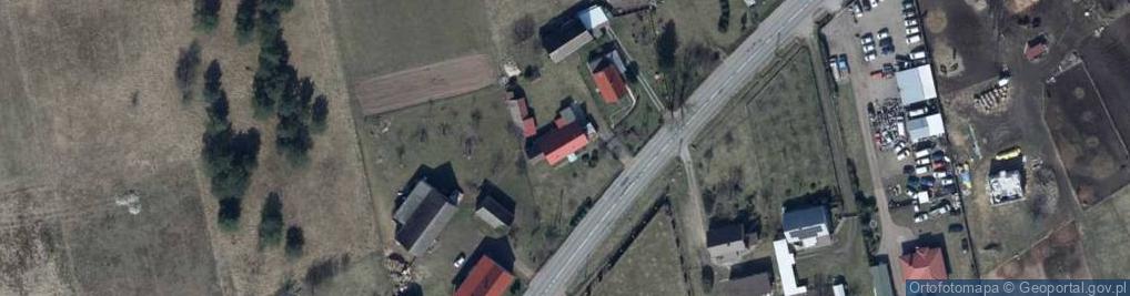 Zdjęcie satelitarne Osów ul.