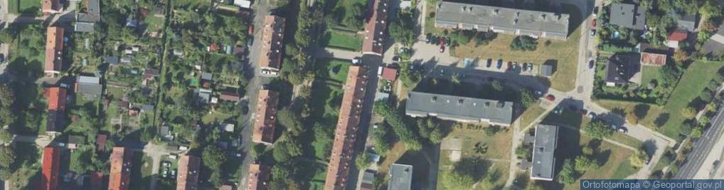 Zdjęcie satelitarne Osiedle Robotnicze os.