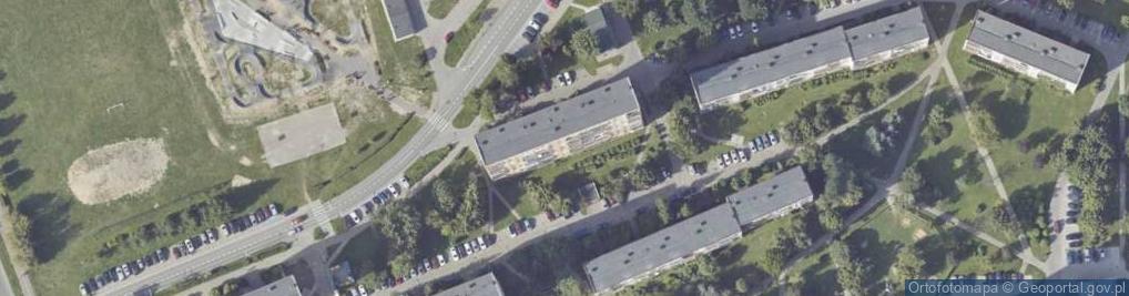 Zdjęcie satelitarne Osiedle Pułanki os.