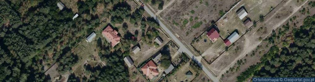 Zdjęcie satelitarne Ostrowy Baranowskie ul.