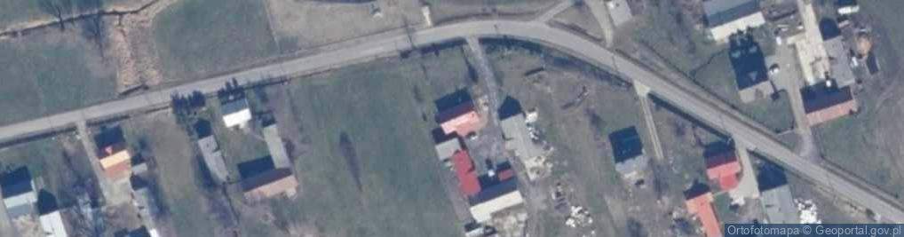 Zdjęcie satelitarne Ostrożeń Drugi ul.